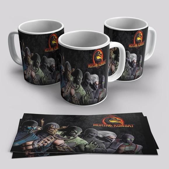 Caneca Porcelana Mortal Combat
