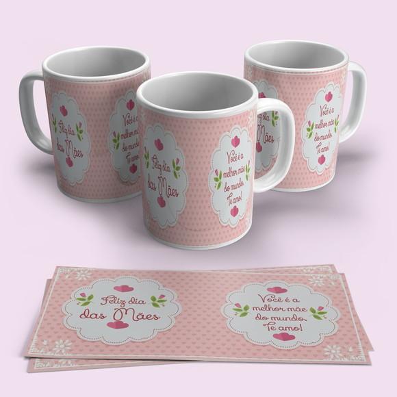 Caneca Feliz Dia das Mães