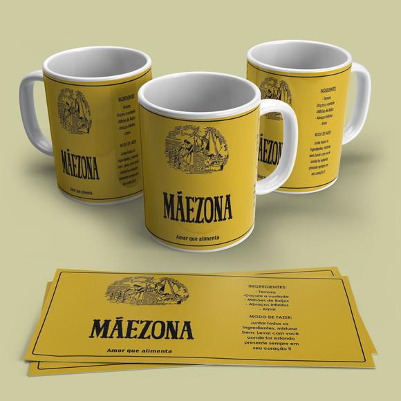 Caneca Porcelana Mãezona