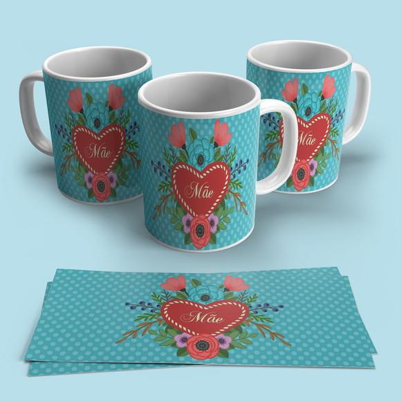 Caneca Porcelana Mãe