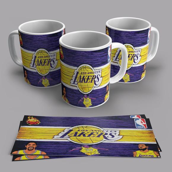 Caneca Porcelana Los Angeles Lakers