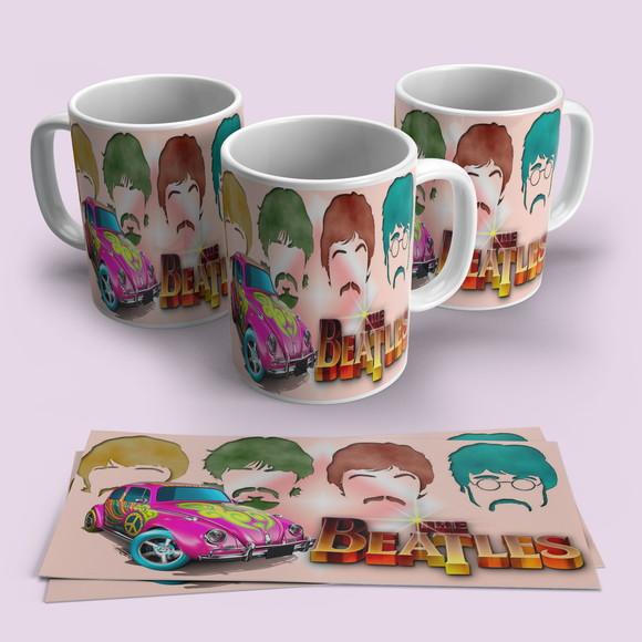 Caneca Porcelana Rock