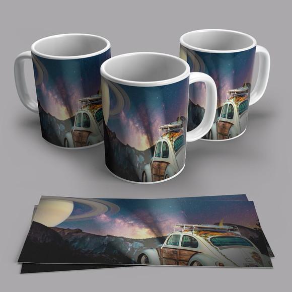 Caneca Porcelana Fusca