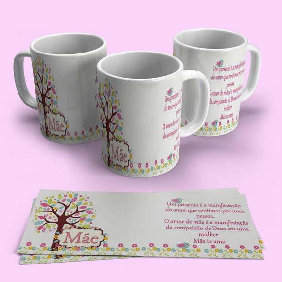 Caneca Porcelana Dia das Mães