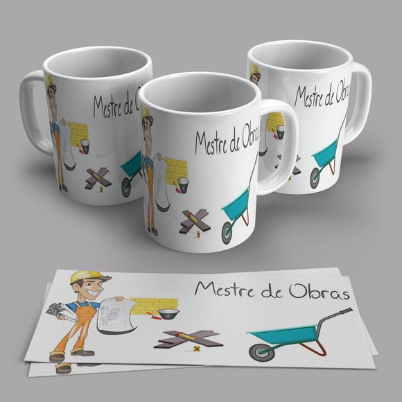 Caneca Profissão Mestre de Obras