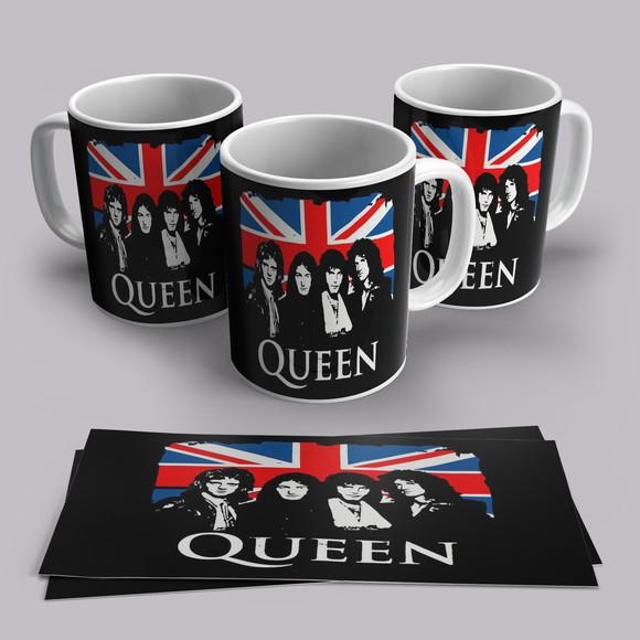 Caneca Porcelana Rock Queen
