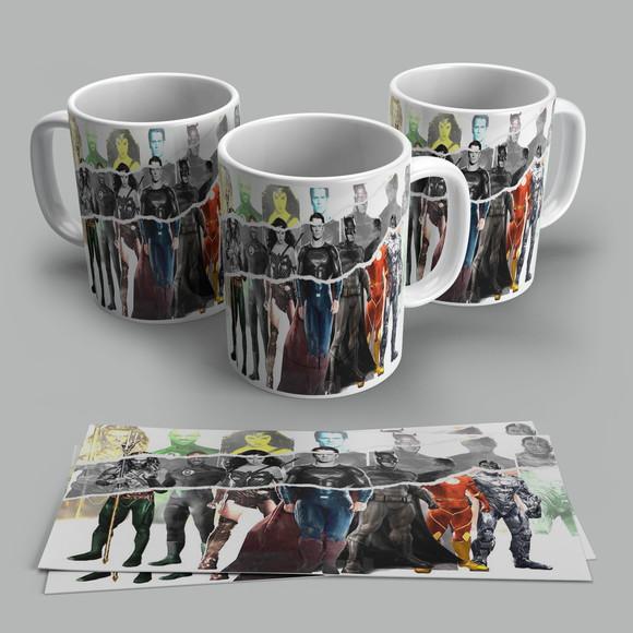 Caneca Porcelana Super Heróis