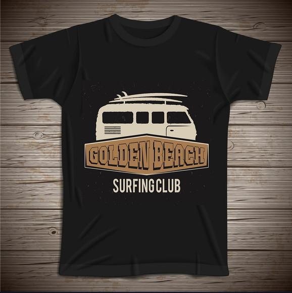 Camiseta Kombi Golden Beach