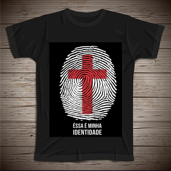 Camiseta Religiosa Essa É Minha Identidade