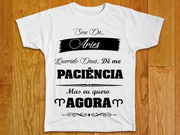 Camiseta Sou de Áries