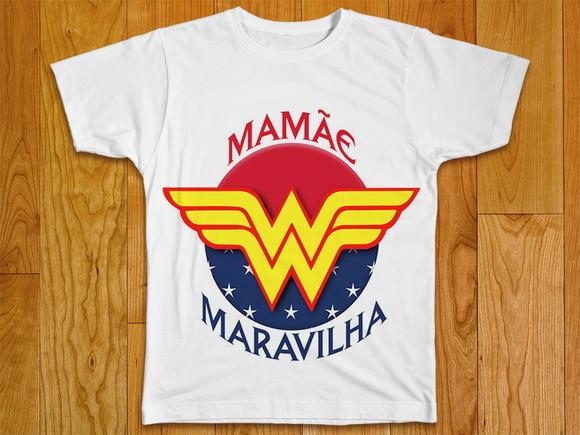 Camiseta Mamãe Maravilha