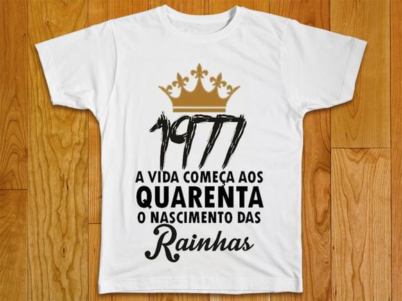 Camiseta A vida começa aos Quarenta