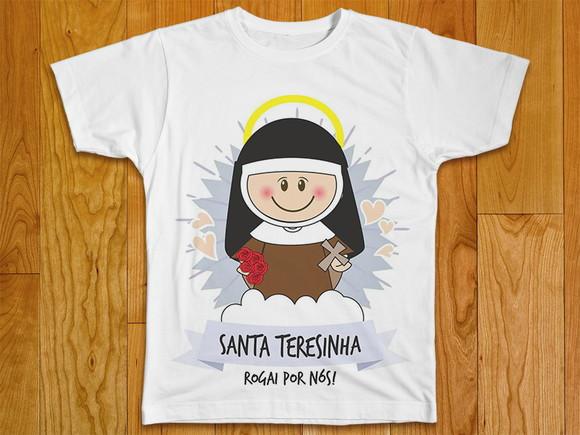 Camiseta Religiosa Santa Terezinha