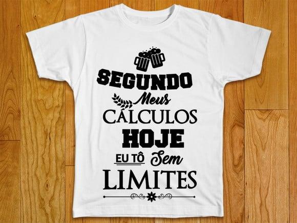 Camiseta Hoje Eu Tô Sem Limites