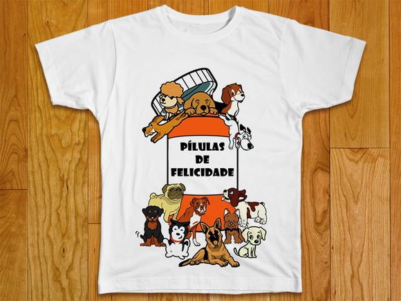 Camiseta Pílulas de Felicidade