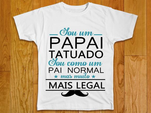 Camiseta Sou Um Pai Tatuado