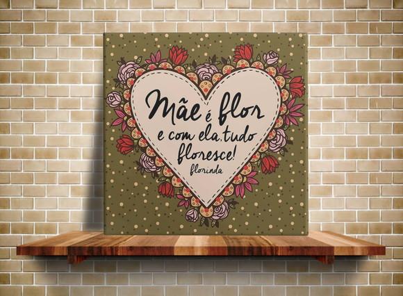 Azulejo Decorativo Dia das Mães