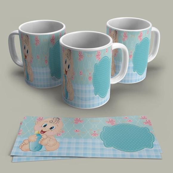Caneca Porcelana Batizado