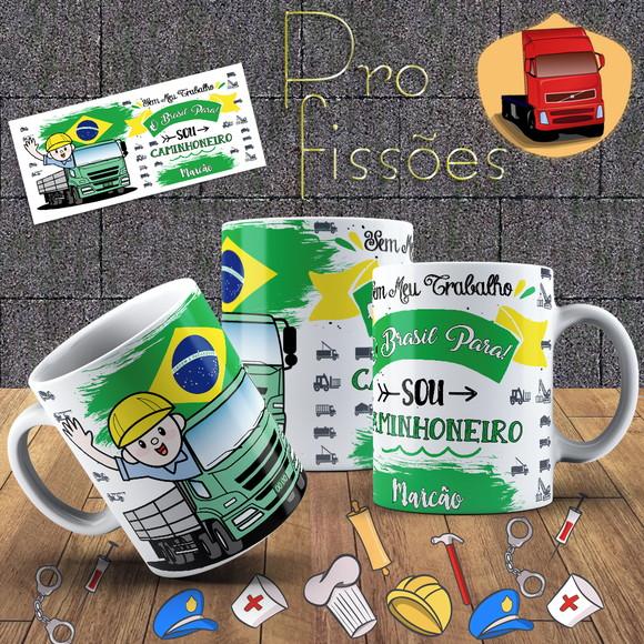 Caneca Profissão Caminhoneiro