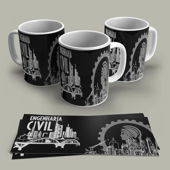 Caneca Profissão Engenharia Civil