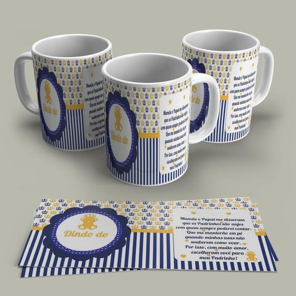 Caneca Porcelana Dindo