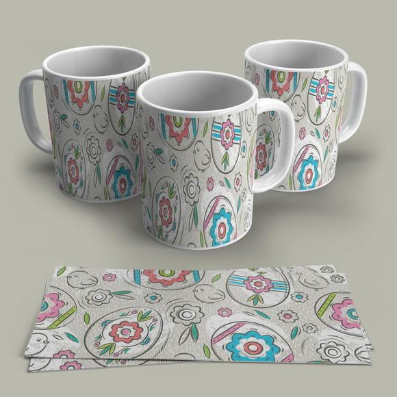 Caneca Porcelana Pássaro