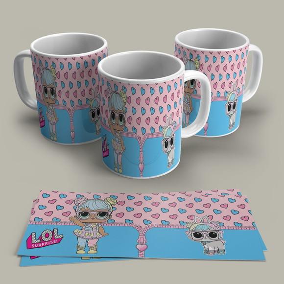 Caneca Porcelana LOL