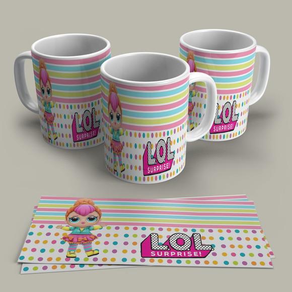 Caneca Porcelana LOL