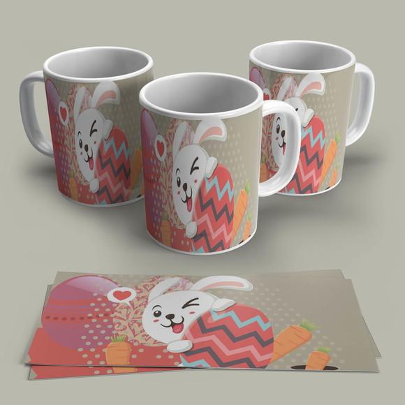 Caneca de Porcelana Páscoa