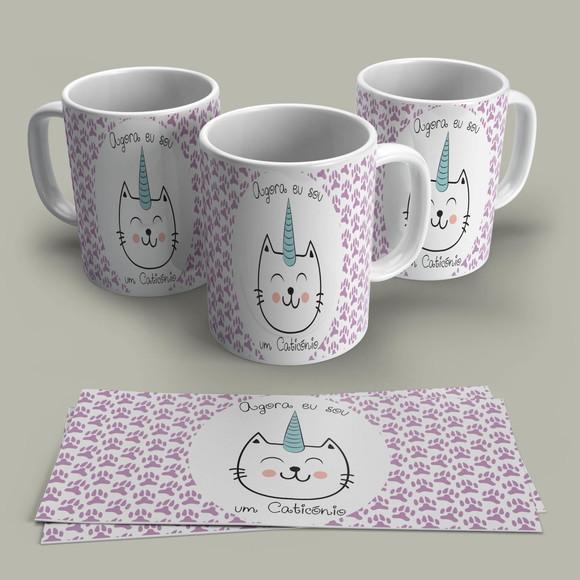 Caneca Porcelana Caticórnio
