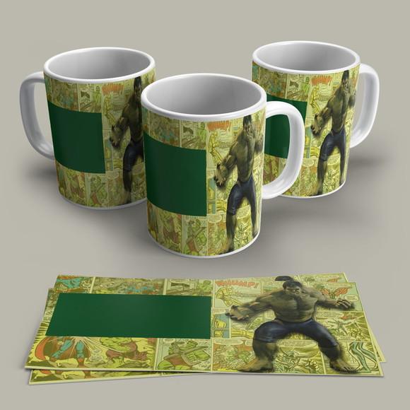Caneca Porcelana Hulk Personalizada
