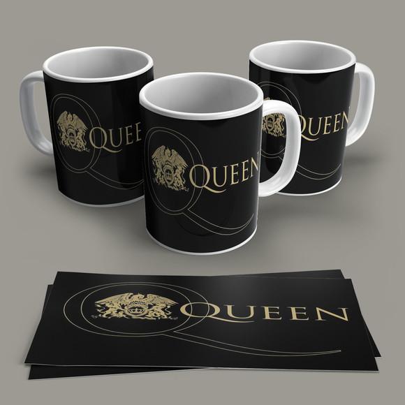 Caneca Porcelana Rock Queen