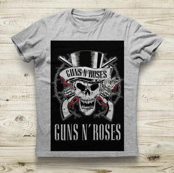 Camiseta Rock Guns N Roses
