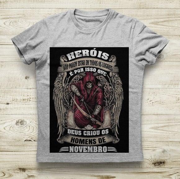 Camiseta As Lendas Nascem em Novembro
