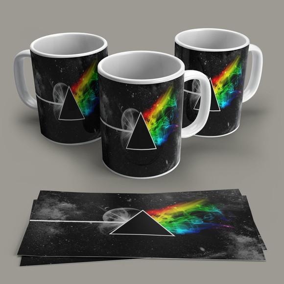 Caneca Porcelana Rock Pink Floyd