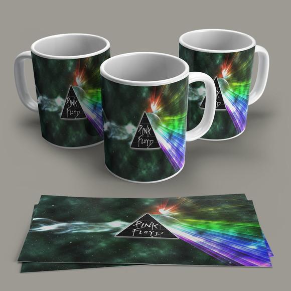 Caneca Porcelana Rock Pink Floyd