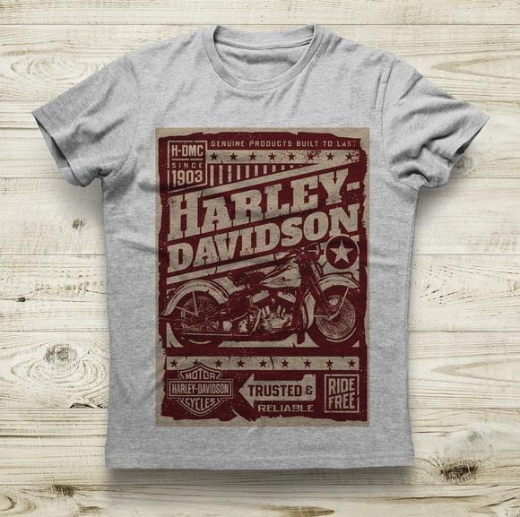 Camiseta Harley Motociclismo