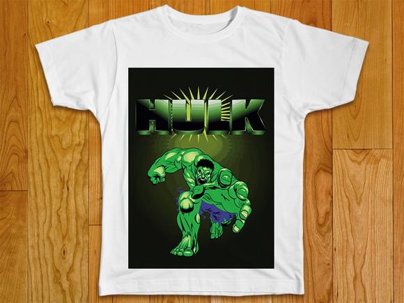 Camiseta Infantil Hulk