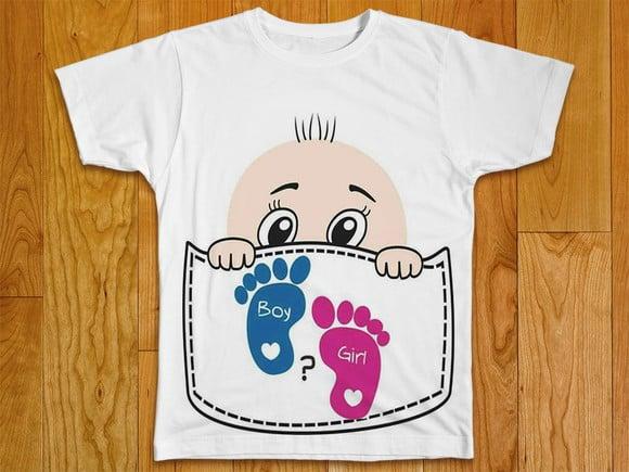 Camiseta Chá de Revelação