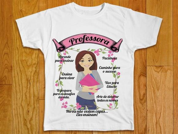 Camiseta Profissão Professora