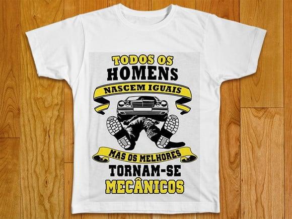 Camiseta Profissão Mecânico
