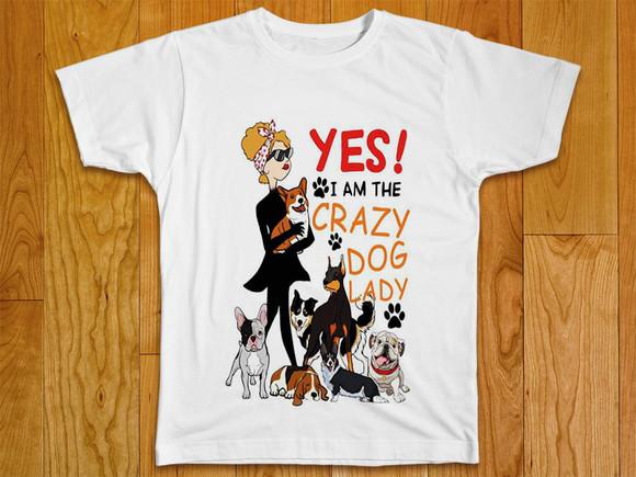 Camiseta Divertida I Am The Crazy Dog