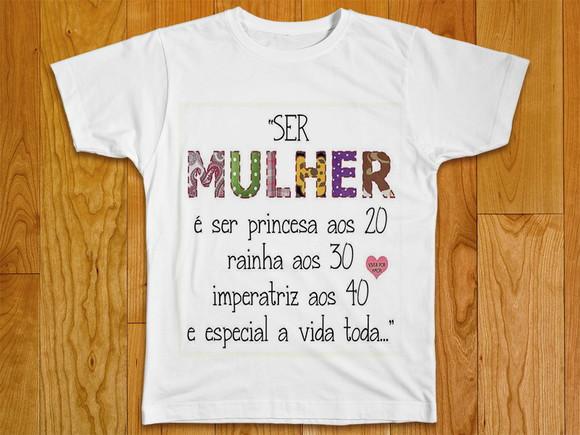 Camiseta Ser Mulher