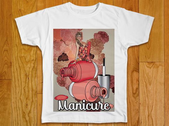 Camiseta Profissão Manicure