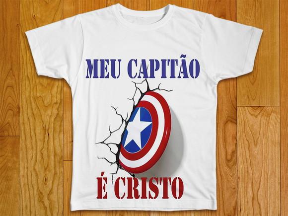 Camiseta Meu Capitão É Cristo