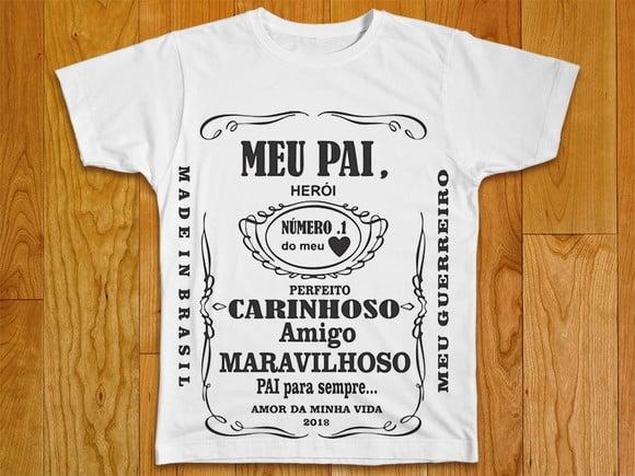 Camiseta Meu Pai Herói