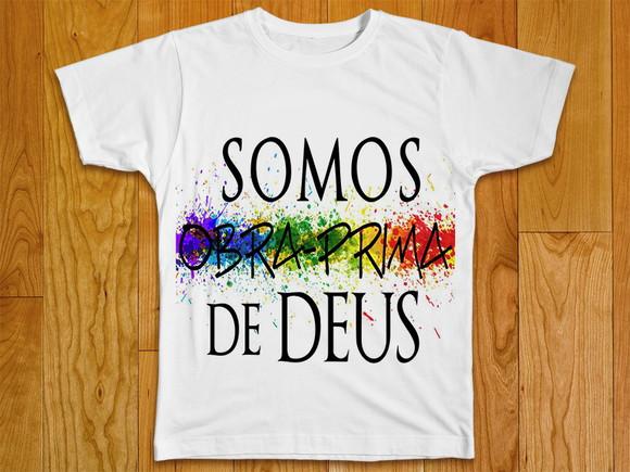 Camiseta Somos A Obra Prima de Deus