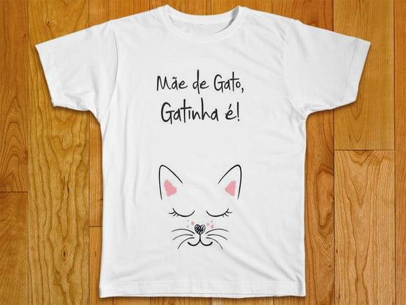 Camiseta Mãe de Gato