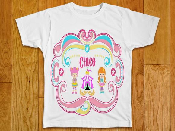 Camiseta Infantil Circo