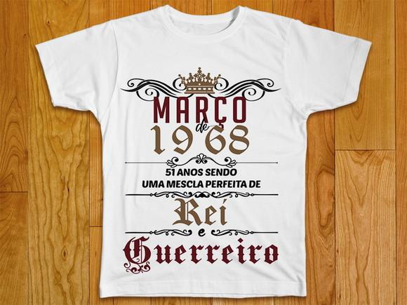 Camiseta Rei e Guerreiro